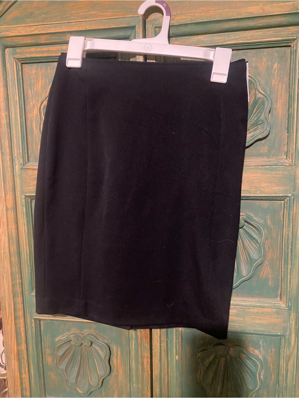Classic Black Pencil Skirt - Women
